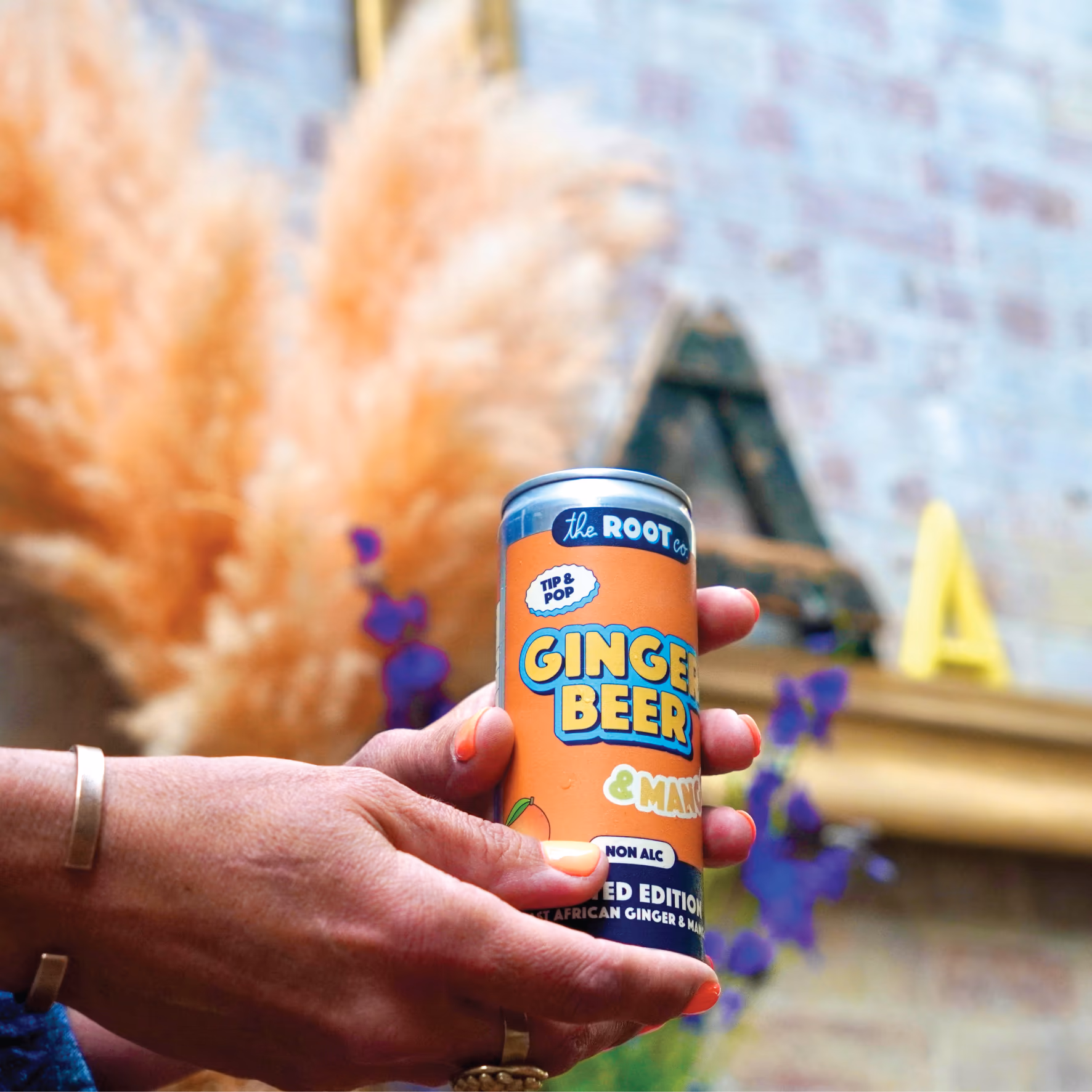 The Root Co. mango ginger beer lifestyle